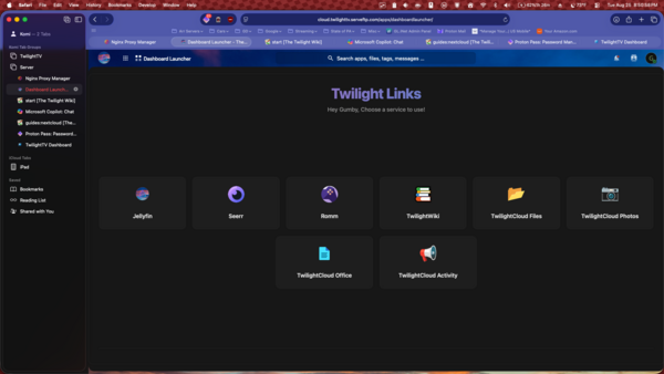 Nextcloud Dashboard Nextcloud Dashboard